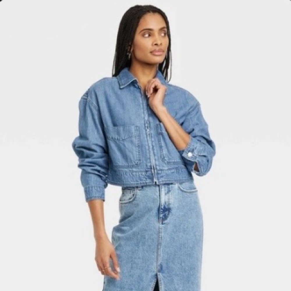 Universal Thread Medium Blue Jean Jacket